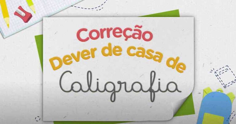 Aulas de Língua Portuguesa do Alfa e Beto na TV desenvolvem habilidades de caligrafia com exercícios diários